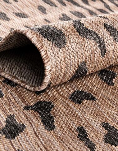 Unique Loom Outdoor Safari Collection Area Rug - Samburu (6' 1" x 9' Rectangle Natural/Light Brown) in Saudi Arabia