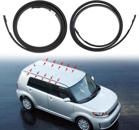 سقف صب الجانب التنقيط سائق الشريط السائق يمين السقوط الأيسر weatherstrip متوافق مع Scion Motent XB 2008 2008 2012 2012 2013 2014 2015 استبدال# 75556-12171 75555-12161 (2pcs) in Saudi Arabia