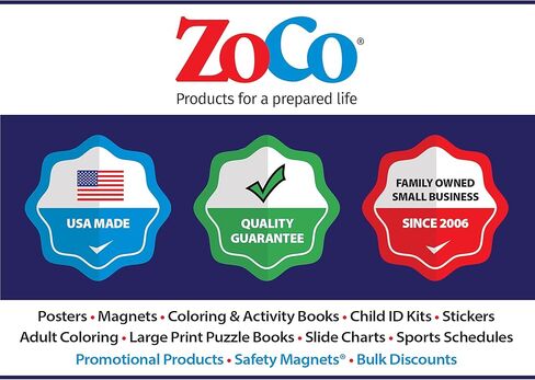 Safety Magnets by ZOCO – Safe & Toxic Foods and Plants for Dogs & Cats – 5"x7" Pet Safety Reference Magnet for Fridge – Dog & Cat Awareness Chart for Owners & Sitters in Saudi Arabia