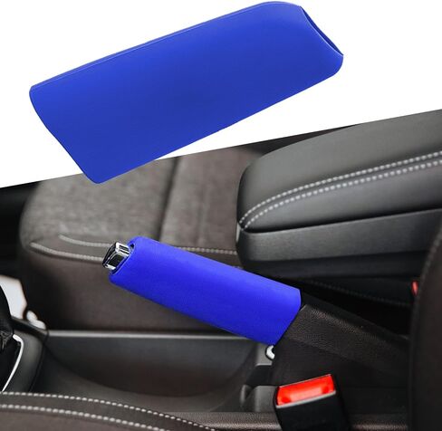 Car Handbrake Cover Gear Shift Knob Cover, Auto Comfortable Grip Silicone handbrake for Most Vehicle (Black) in Saudi Arabia