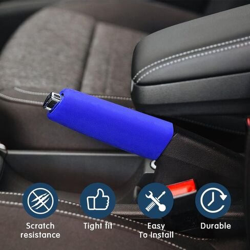Car Handbrake Cover Gear Shift Knob Cover, Auto Comfortable Grip Silicone handbrake for Most Vehicle (Black) in Saudi Arabia