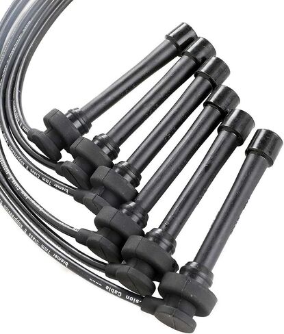 Ignition Spark Plug Wires 8mm (6PC Set) for 1995-2000 Chrysler Cirrus Sebring Dodge Avenger Stratus V6 2.5L in Saudi Arabia
