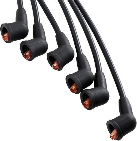 Ignition Spark Plug Wires 8mm (6PC Set) for 1995-2000 Chrysler Cirrus Sebring Dodge Avenger Stratus V6 2.5L in Saudi Arabia