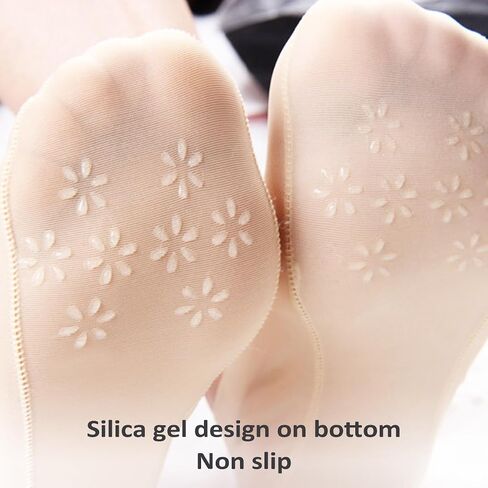 SUE&JOE Women's No Show Socks Ultra Low Cut Liner Socks Non Slip Nylon Invisible Hidden Socks for Flats in Saudi Arabia