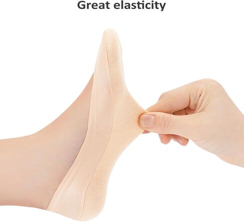 SUE&JOE Women's No Show Socks Ultra Low Cut Liner Socks Non Slip Nylon Invisible Hidden Socks for Flats in Saudi Arabia