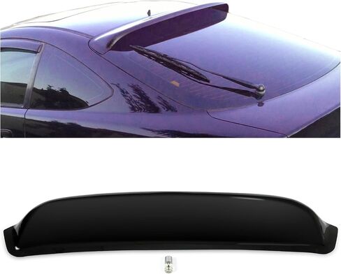 مفسد سقف خلفي Kuafu متوافق مع 2002-2006 Acura RSX 2-أبواب سقف أعلى جناح النافذة الخلفية المفسد pp بلاستي in Saudi Arabia