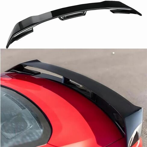 Glossy Black Trunk Wing Spoiler Rear Wing Compatible with 2024-2026 Ford Mustang GT Performance Style Rear Lid Wing Spoiler in Kuwait