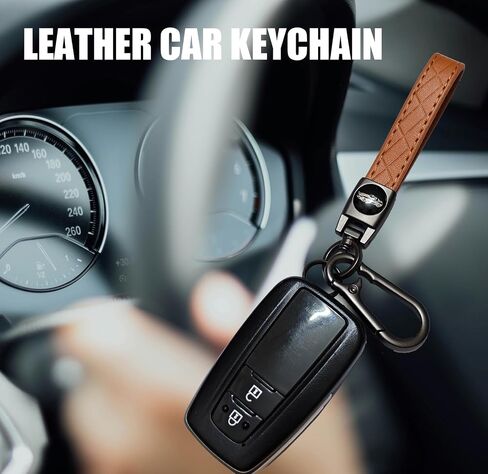 Leather Carabiner Keychain, Universal Decorative keychain for car keys in Kuwait