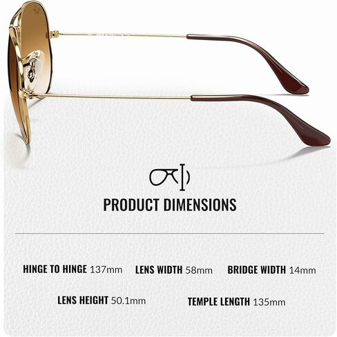 Ray-Ban RB3025 طيار تدرج طيار شكل شمسي شكل شمسي مع حزمة أدوات النظارات الرسمية in Kuwait