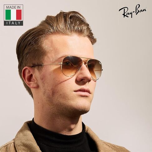 Ray-Ban RB3025 طيار تدرج طيار شكل شمسي شكل شمسي مع حزمة أدوات النظارات الرسمية in Kuwait