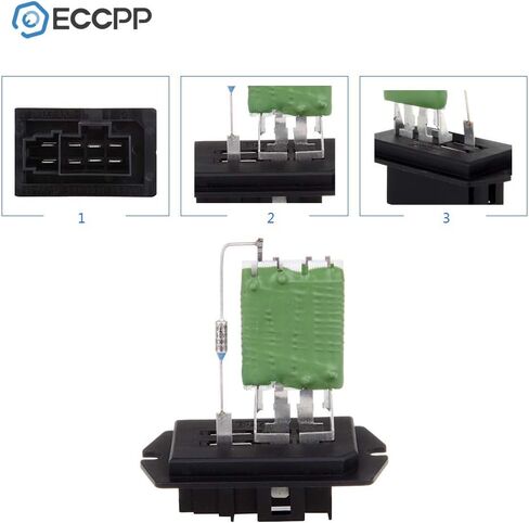 Heater Blower Motor Fan Resistor Air Conditioning Replacement Parts ECCPP fit for 2001-2007 for Dodge Caravan in Saudi Arabia