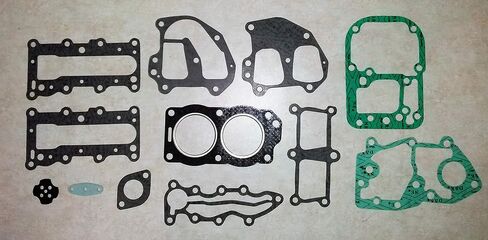 Powerhead Gasket Set for OMC Johnson Evinrude 9.9, 15 Hp Kit Replacement for OEM Part # 394546 and 18-4306 (This Item is NOT Made in China) in Saudi Arabia