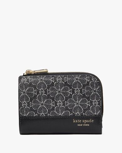 Kate Spade New York Devin Spade Canvas محفظة صغيرة مضغوطة ، روبي الحمضيات Multi in Saudi Arabia