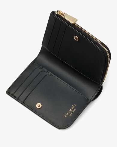 Kate Spade New York Devin Spade Canvas محفظة صغيرة مضغوطة ، روبي الحمضيات Multi in Saudi Arabia