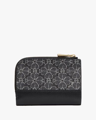 Kate Spade New York Devin Spade Canvas محفظة صغيرة مضغوطة ، روبي الحمضيات Multi in Saudi Arabia