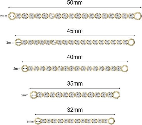 5Pcs Surgical Steel Across Top Nose Rings Chain for Women Nose Studs Nostril Chain for Women Men Chain Nose Piercing Jewelry Black, Gold, Silver in Kuwait