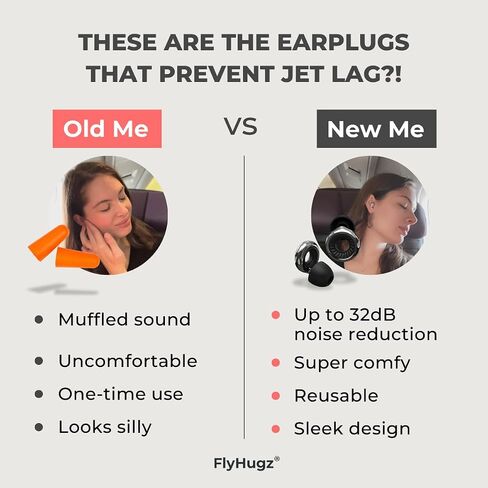 FlyHugz Pink Whisper Noise Cancelling Ear Plugs – Reusable Loop Earplugs for Sleeping, Tinnitus Relief, Snoring, Concerts, Travel & Work in Saudi Arabia