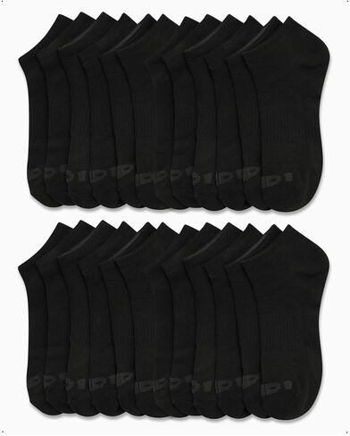 AND1 Men’s Low Cut Socks - 24 Pack Lightweight Breathable Mesh Performance Athletic Socks for Men (Shoe Size: 6-12.5) in Saudi Arabia