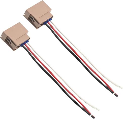 2 Pcs Turn Signal Socket and Pigtail Connector Replacement for Fiesta Focus F150 Lincoln Mercury 2003-2019 with Wire Harness Replace 2U5Z13411SA YF1Z13411CA in Saudi Arabia