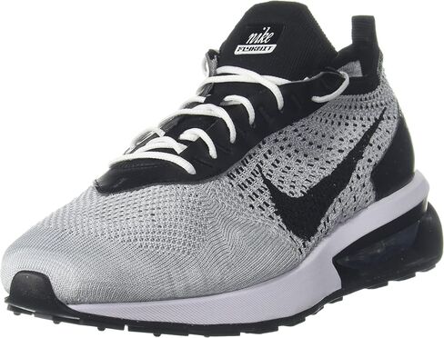 Nike Womens Air Max Flyknit Racer DM9073 001 (us_Footwear_Size_System, Adult, Women, Numeric, Medium, Numeric_5) Black/White in Saudi Arabia