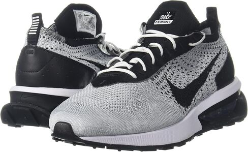 Nike Womens Air Max Flyknit Racer DM9073 001 (us_Footwear_Size_System, Adult, Women, Numeric, Medium, Numeric_5) Black/White in Saudi Arabia