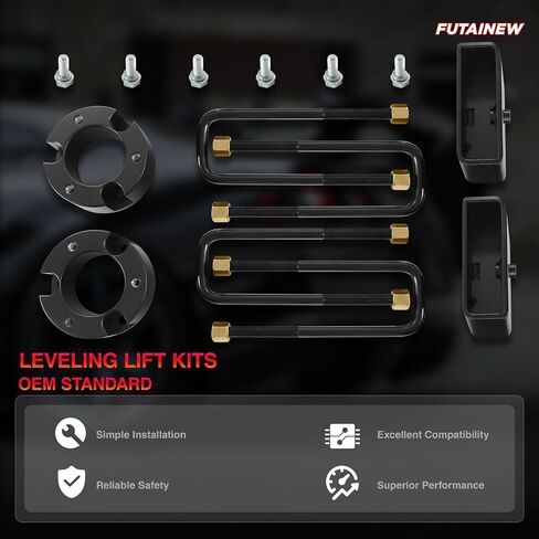 3" Front 2" Rear Leveling Lift Kits for Toyota Tundra 1999-2006, 3" Front 2" Rear Forged Front Strut Spacers Suitable for Tundra 1999-2006 in Saudi Arabia
