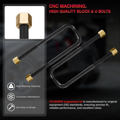 3" Front 2" Rear Leveling Lift Kits for Toyota Tundra 1999-2006, 3" Front 2" Rear Forged Front Strut Spacers Suitable for Tundra 1999-2006 in Saudi Arabia