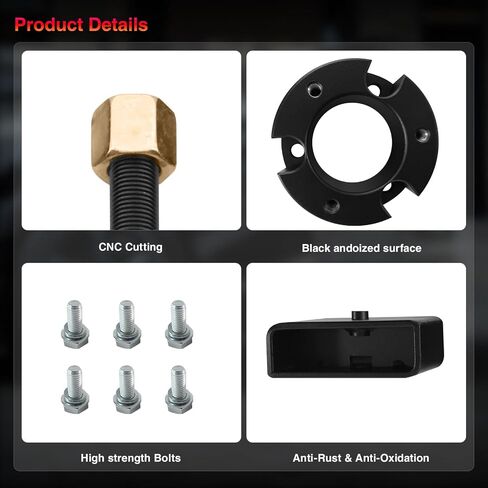 3" Front 2" Rear Leveling Lift Kits for Toyota Tundra 1999-2006, 3" Front 2" Rear Forged Front Strut Spacers Suitable for Tundra 1999-2006 in Saudi Arabia