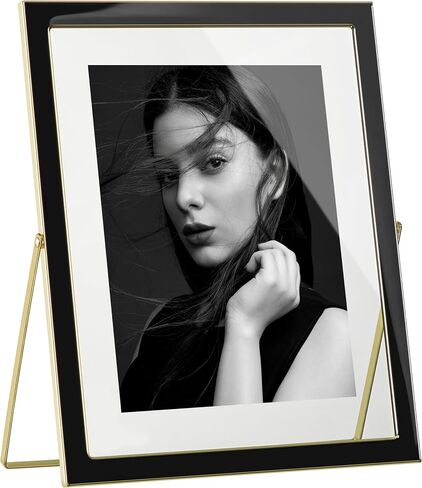 eletecpro Christmas Picture Frame 4x6 with Real Glass Cover, Enamel Photo Frame for Wall or Tabletop Horizontal or Vertical Display, Ideal for Christmas Party, Holiday, Oval, 1 Pack in Saudi Arabia