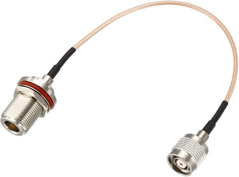 uxcell rp-tnc ذكر إلى n-type pulkhead bulkhead rg316 coax cable 1 قدم لتوصيل الهوائيات ، أجهزة التوجيه in Kuwait