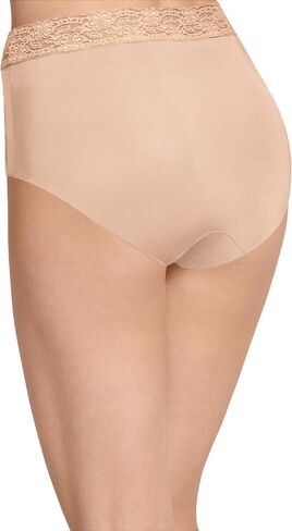 Jockey Women's Underwear No Panty Line Promise Tactel Lace Hip Brief, Black, 7 in Kuwait