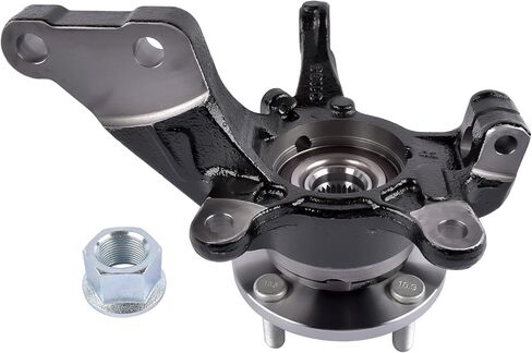 Front Right Steering Knuckle & Wheel Bearing Hub Assembly Replacement for Nissan Versa 13-19 Versa Note 14-19 L4 1.6L BR935010LK in Saudi Arabia