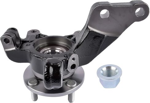 Front Right Steering Knuckle & Wheel Bearing Hub Assembly Replacement for Nissan Versa 13-19 Versa Note 14-19 L4 1.6L BR935010LK in Saudi Arabia