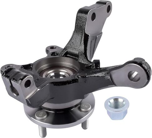 Front Right Steering Knuckle & Wheel Bearing Hub Assembly Replacement for Nissan Versa 13-19 Versa Note 14-19 L4 1.6L BR935010LK in Saudi Arabia