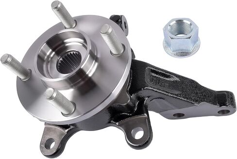 Front Right Steering Knuckle & Wheel Bearing Hub Assembly Replacement for Nissan Versa 13-19 Versa Note 14-19 L4 1.6L BR935010LK in Saudi Arabia