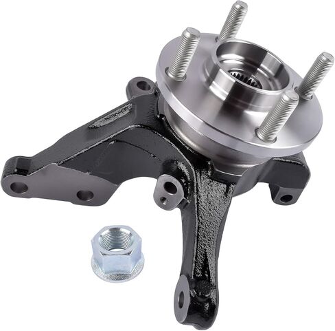 Front Right Steering Knuckle & Wheel Bearing Hub Assembly Replacement for Nissan Versa 13-19 Versa Note 14-19 L4 1.6L BR935010LK in Saudi Arabia