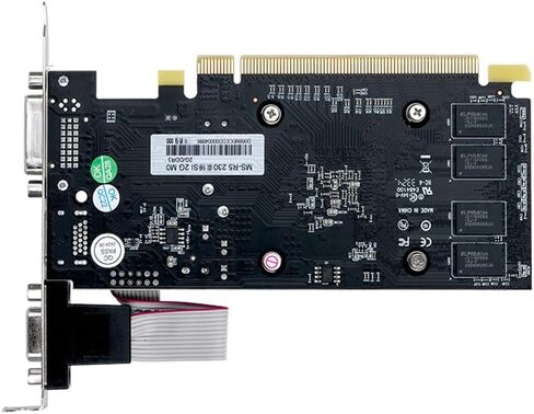 بطاقة الرسومات maxsun AMD Radeon R5 220 2GB GPU (DVI-I، HDMI، VGA) - جاهزة للملف الشخصي المنخفض in Kuwait