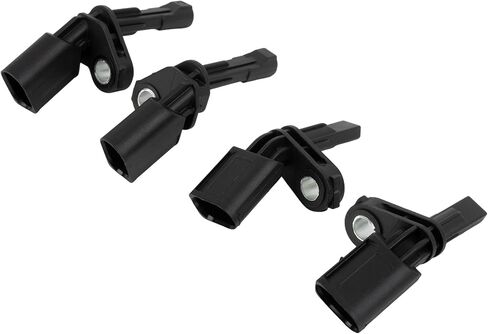 ABS Wheel Speed Sensor 7H0927803 Front Rear Left Right Compatible with Volkswagen VW Passat Jetta Tiguan Beetle GTI EOS Golf CC, Audi TT 2008-2015, Replace 7H0927804 1K0927807 WHT003859, Pack of 4 in Saudi Arabia