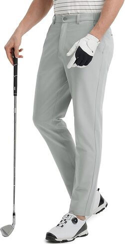 M MAELREG Golf Pants Men Lightweight with 5 Pockets - 30"/32"/34" Stretch Water-Resistant Casual Flat Front Mens Dress Pants in Kuwait