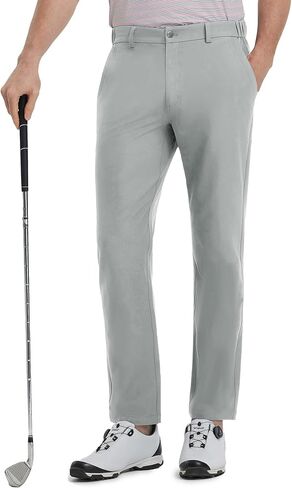 M MAELREG Golf Pants Men Lightweight with 5 Pockets - 30"/32"/34" Stretch Water-Resistant Casual Flat Front Mens Dress Pants in Kuwait
