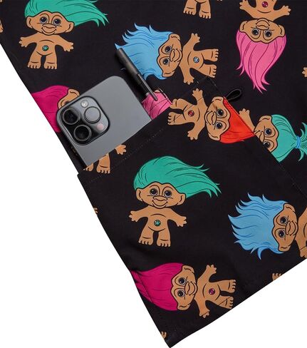 Scrubs Womens - Shrek Trolls Dora The Explorer Minions Bratz The Flintstones Uniform Frys for Women (S -2XL) in Saudi Arabia