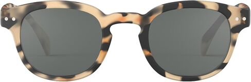Sun #C Sunglasses Men & Women ، Pantos مع إطار حيوي ، عدسات مستقطبة رمادية مضادة للخلع ، حماية 100 ٪ للأشعة فوق البنفسجية in Kuwait