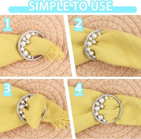 20 PCS قميص روابط مقاطع للنساء ، مقاطع Tshirt للنساء من أجل الجانب ، مقاطع حلقة وشاح مشدود الزاوية المعقدة أزياء القميص الدائرة الدائرة الدائرة ، الذهب/الفضة (الذهب/الفضة) in Kuwait