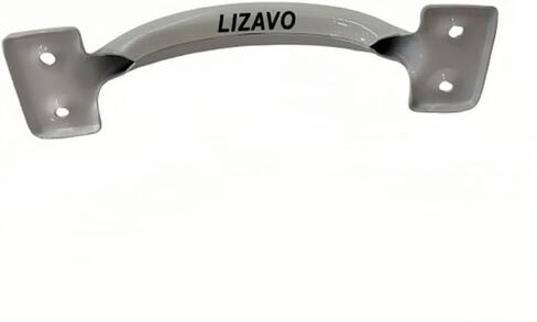 V171 6-1/2" Gate Handle, Screen Door Handle in White- 2 Pack in Saudi Arabia