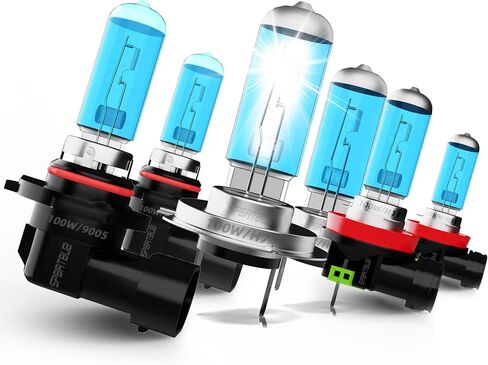 headlight bulbs Compatible With Suzuki Grand Vitara Headlight Bulbs 2006 2007 2008 2009 2010 2011 2012 2013, Halogen 9005 High Beam H7 Low Beam H11 Fog Light, 6000K White, Plug N Play, 6-Pack in Saudi Arabia
