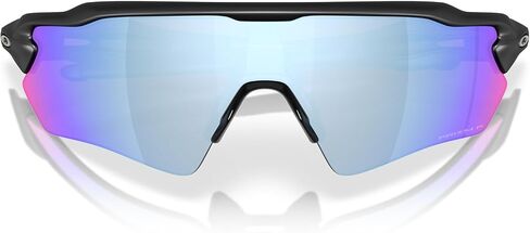 Oakley Men's OO9510 Radar EV S Path Polarized Rectangular Sunglasses, Polished White/Prizm Sapphire, 31 mm in Saudi Arabia