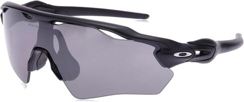 Oakley Men's OO9510 Radar EV S Path Polarized Rectangular Sunglasses, Polished White/Prizm Sapphire, 31 mm in Saudi Arabia
