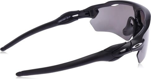 Oakley Men's OO9510 Radar EV S Path Polarized Rectangular Sunglasses, Polished White/Prizm Sapphire, 31 mm in Saudi Arabia