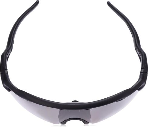 Oakley Men's OO9510 Radar EV S Path Polarized Rectangular Sunglasses, Polished White/Prizm Sapphire, 31 mm in Saudi Arabia