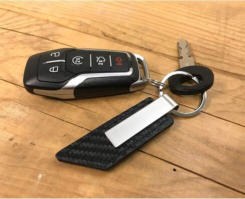 Carbon Fiber Texture Strap Metal Bar UV Printed Logo Key Chain Official Licensed for Acura Type-S in Saudi Arabia